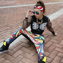 New Street Women Face Drop Croth Baggy Trousers Hip Hop Small Feet Dance Harem Pants J4U66