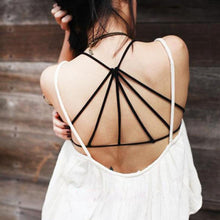 Women Strappy Bra Back Straps Cross Tank Top Trend All Match Crop Top Sexy Top Tiras Costas  J4U66