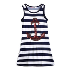 New Family Clothes Mother Daughter Dresses Women Kids Girls Long Casual Dress J4U66