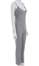Women jumpsuit Solid Color Sleeveless Simple And Elegant Bodycon Playsuit J4U66