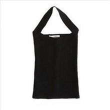 Sexy Cotton Halter Neck Sleeveless Vest Tank Backless Crop Top Strapless Bottoming Sheath Slim Vest For Women Ladie J4U66