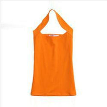 Sexy Cotton Halter Neck Sleeveless Vest Tank Backless Crop Top Strapless Bottoming Sheath Slim Vest For Women Ladie J4U66