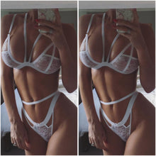 Sexy Lace Bikini Set Women Swimsuit Bandage Swimwear Best Soft Swimsuits Bathing Suit White J4U66