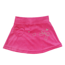 Style Kids Girls Skirt Sweet Heart Bowknot Printed Casual Short Children Skirts J4U66