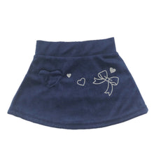 Style Kids Girls Skirt Sweet Heart Bowknot Printed Casual Short Children Skirts J4U66
