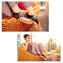 women flat sandals lace up cut out flip flop shoes woman pu leather gladiator sandals women plus size sandale femme J4U66