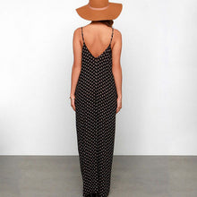 Women Strapless Polka Dot Casual Loose Long Maxi Dress Sexy Cotton Beachwear Vestidos Plus Size J4U66