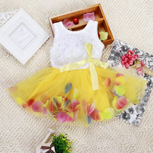 New Toddler Baby Kids Girls Princess Party Tutu Lace Bow Flower Dresses Clothes  J4U66