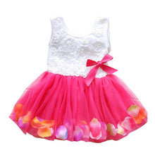 New Toddler Baby Kids Girls Princess Party Tutu Lace Bow Flower Dresses Clothes  J4U66