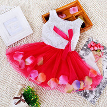 New Toddler Baby Kids Girls Princess Party Tutu Lace Bow Flower Dresses Clothes  J4U66