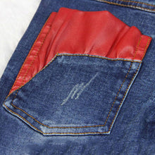New Toddler Kid Cool Boy Jeans Denim Blue Close-fitting Pant Trousers 2-7Y Child J4U66