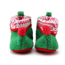 Toddlers Baby Shoes Anti-slip Christmas Boot Girl Boy Warm Booties Prewalkers LY1 J4U66