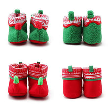 Toddlers Baby Shoes Anti-slip Christmas Boot Girl Boy Warm Booties Prewalkers LY1 J4U66