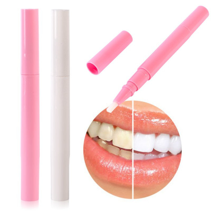 Tooth Whitening Gel Pen Whitener Cleaning Bleaching Kits Dental Teeth White Pink Color J4U66