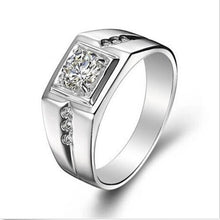 Vintage Chic Engagement Men Wedding Finger Rings Crystal Men Rings Jewelry Gifts S  J4U66