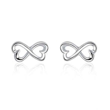 silver plated earing  shape stud earring silver plated earrings smte04 J4U66