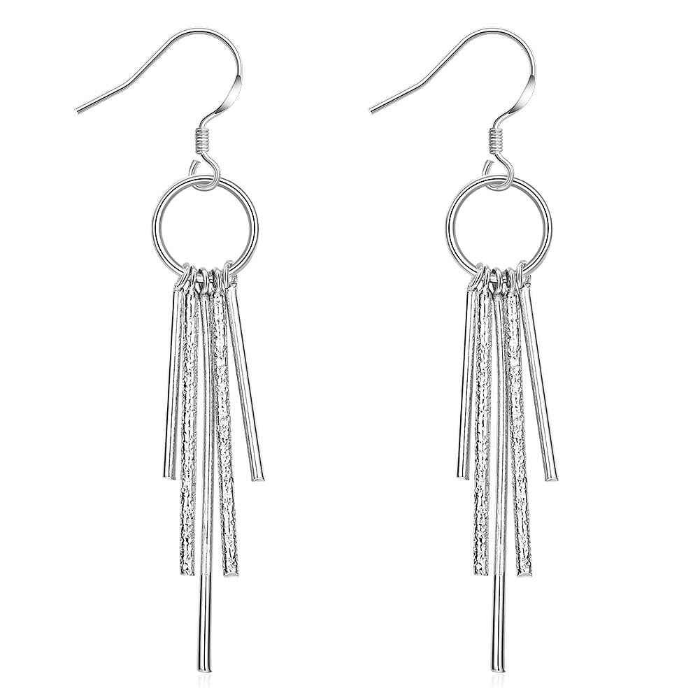silver plated earing five post earring silver plated earrings smte02 J4U66