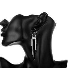 silver plated earing multi line earring silver plated earrings smte273 J4U66