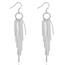 silver plated earing multi line earring silver plated earrings smte273 J4U66