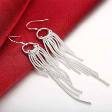 silver plated earing multi line earring silver plated earrings smte273 J4U66