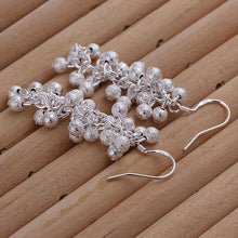 silver plated earing sand grape earring silver plated earrings smte007 J4U66