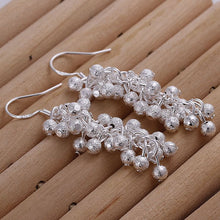 silver plated earing sand grape earring silver plated earrings smte007 J4U66