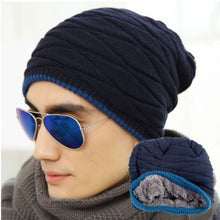 Hat Men Beanie Sombrero More Add Wool Knitted Cap In The Outdoor Warm Ear Hat Head Cap  J4U66