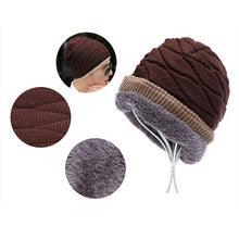 Hat Men Beanie Sombrero More Add Wool Knitted Cap In The Outdoor Warm Ear Hat Head Cap  J4U66
