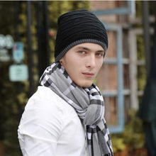 Hat Men Beanie Sombrero More Add Wool Knitted Cap In The Outdoor Warm Ear Hat Head Cap  J4U66