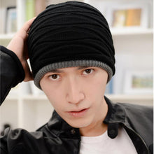 Hat Men Beanie Sombrero More Add Wool Knitted Cap In The Outdoor Warm Ear Hat Head Cap  J4U66