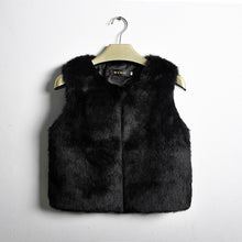 Plus Size Faux Fur Jacket Women Natural VGilet Sleeveless Lapel Outerwear Jacket Coat Hair Jacket Waistcoat J4U66