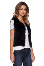 Plus Size Faux Fur Jacket Women Natural VGilet Sleeveless Lapel Outerwear Jacket Coat Hair Jacket Waistcoat J4U66