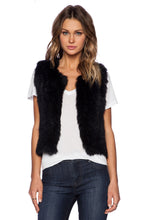 Plus Size Faux Fur Jacket Women Natural VGilet Sleeveless Lapel Outerwear Jacket Coat Hair Jacket Waistcoat J4U66