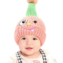 New Warm Boys Girls Baby Infant Child Hat Ear Cap Cute Kitten Kids Wool Knitted Hats J4U66