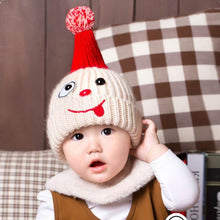 New Warm Boys Girls Baby Infant Child Hat Ear Cap Cute Kitten Kids Wool Knitted Hats J4U66