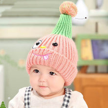 New Warm Boys Girls Baby Infant Child Hat Ear Cap Cute Kitten Kids Wool Knitted Hats J4U66