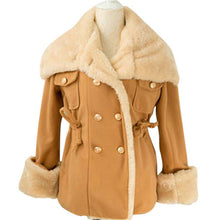 New Warm Korean Fashion Wool Blend Jacket Double-breasted Womens Coat Outwear J4U66