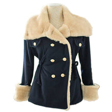 New Warm Korean Fashion Wool Blend Jacket Double-breasted Womens Coat Outwear J4U66