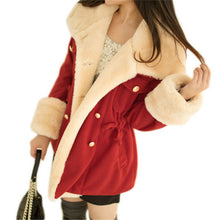 New Warm Korean Fashion Wool Blend Jacket Double-breasted Womens Coat Outwear J4U66