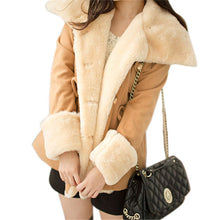 New Warm Korean Fashion Wool Blend Jacket Double-breasted Womens Coat Outwear J4U66