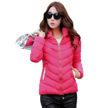 women parka long sleeve padded zipper hooded pockets outerwear plus size warm slim thick women coat l xxxl J4U66