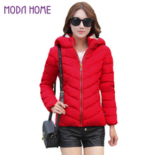 women parka long sleeve padded zipper hooded pockets outerwear plus size warm slim thick women coat l xxxl J4U66