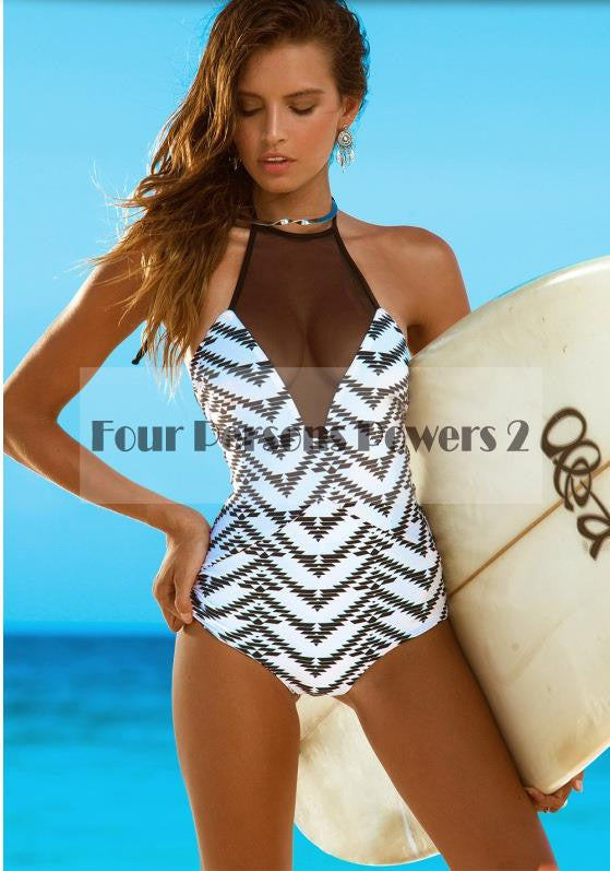 woman siamese design for sexy one piece swimsuit perspective monokini vintage bathing suits lt14 J4U66