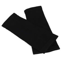 Women 420D Thin Leg Thigh Shaper Burn Fat Socks Compression Stovepipe Warmer Black color J4U66