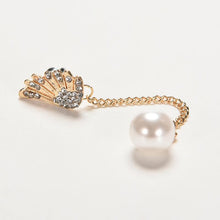 Women Asymmetric Double Angel Wings Dangle Earrings Gold Color Long Pearl Earrings For Women Gifts  J4U66