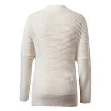 Loose Long Sleeve V Neck Sweater Tops Pullovers Thin Black White Sweaters J4U66