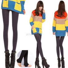 women thick warm legging brushed lining stretch fleece pants women trample feet leggings J4U66
