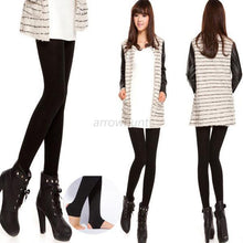 Thick Warm Legging Brushed Lining Stretch Fleece Pants Trample Feet Leggings J4U66