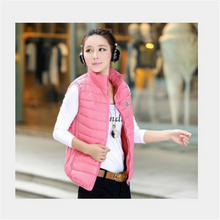 nter Vest Waistcoat Sleeveless Jacket Hooded Down Cotton Warm VestJFY66