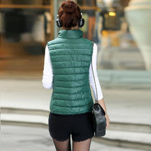 women nter vest waistcoat sleeveless jacket hooded down cotton warm vest J4U66